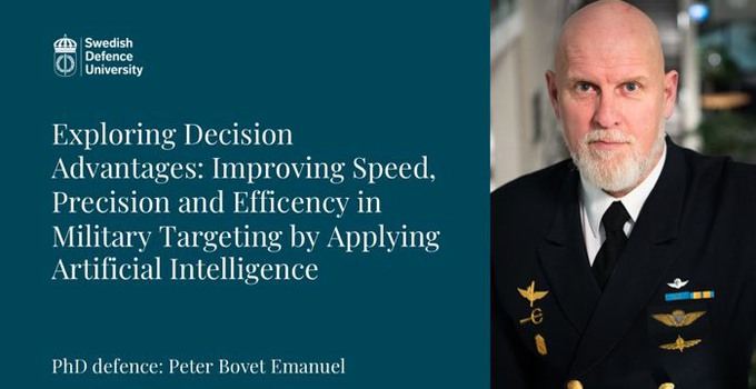 Avhandlingens titel och porträtt av Peter Bovet Emanuel 