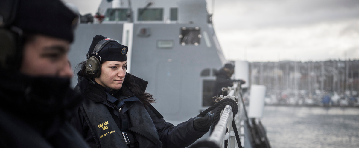 Försvarsmaktens fartyg.