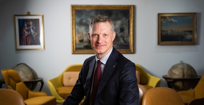 Porträtt av Robert Egnell. 